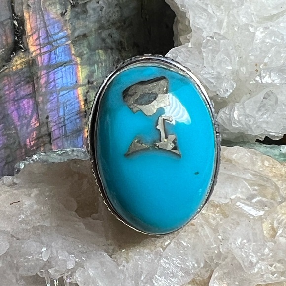 Persian turquoise size 8.5 ring - Picture 1 of 5